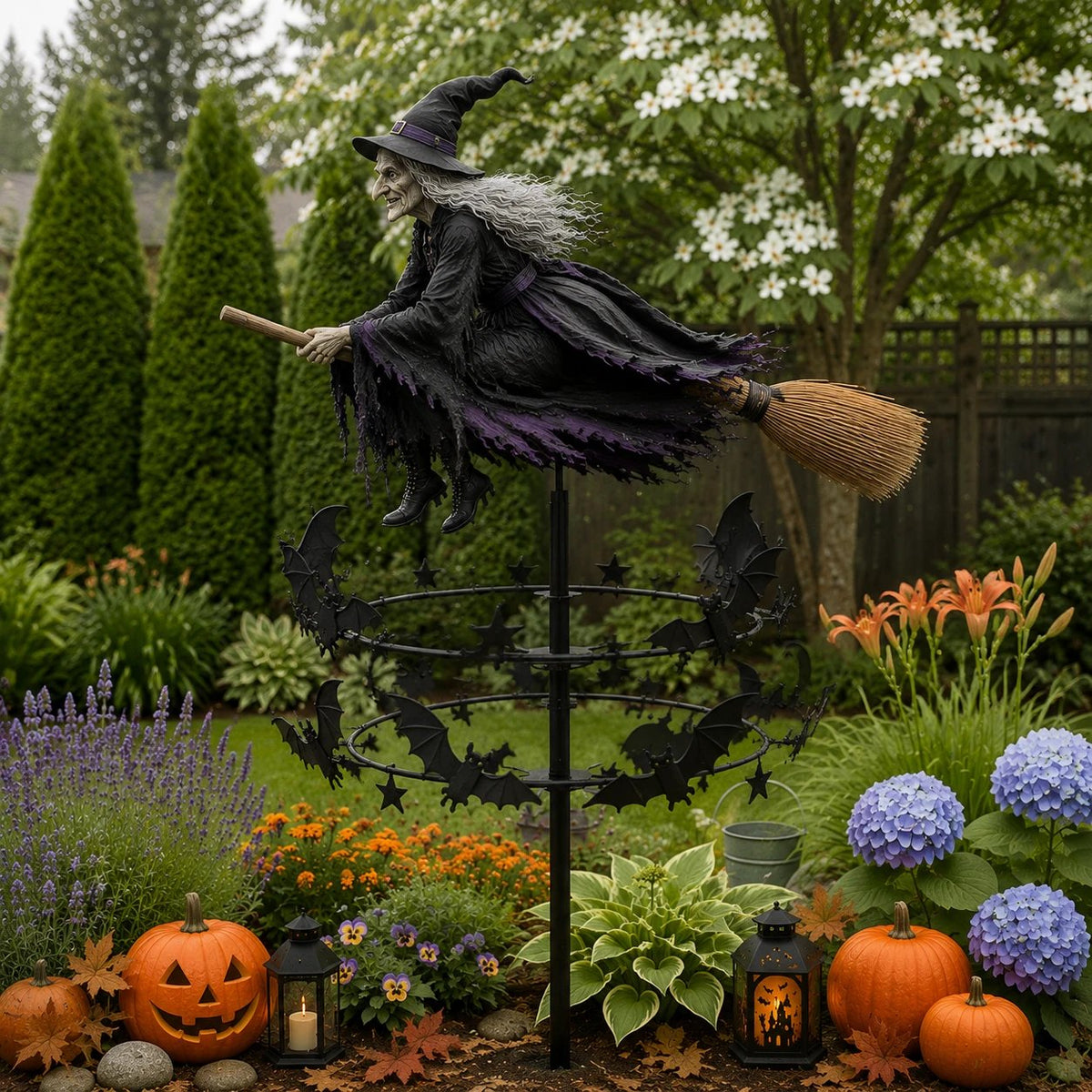 🔥Last Day 60% OFF 🧙‍♀️ The Enchanted Witch Garden Wind Spinner