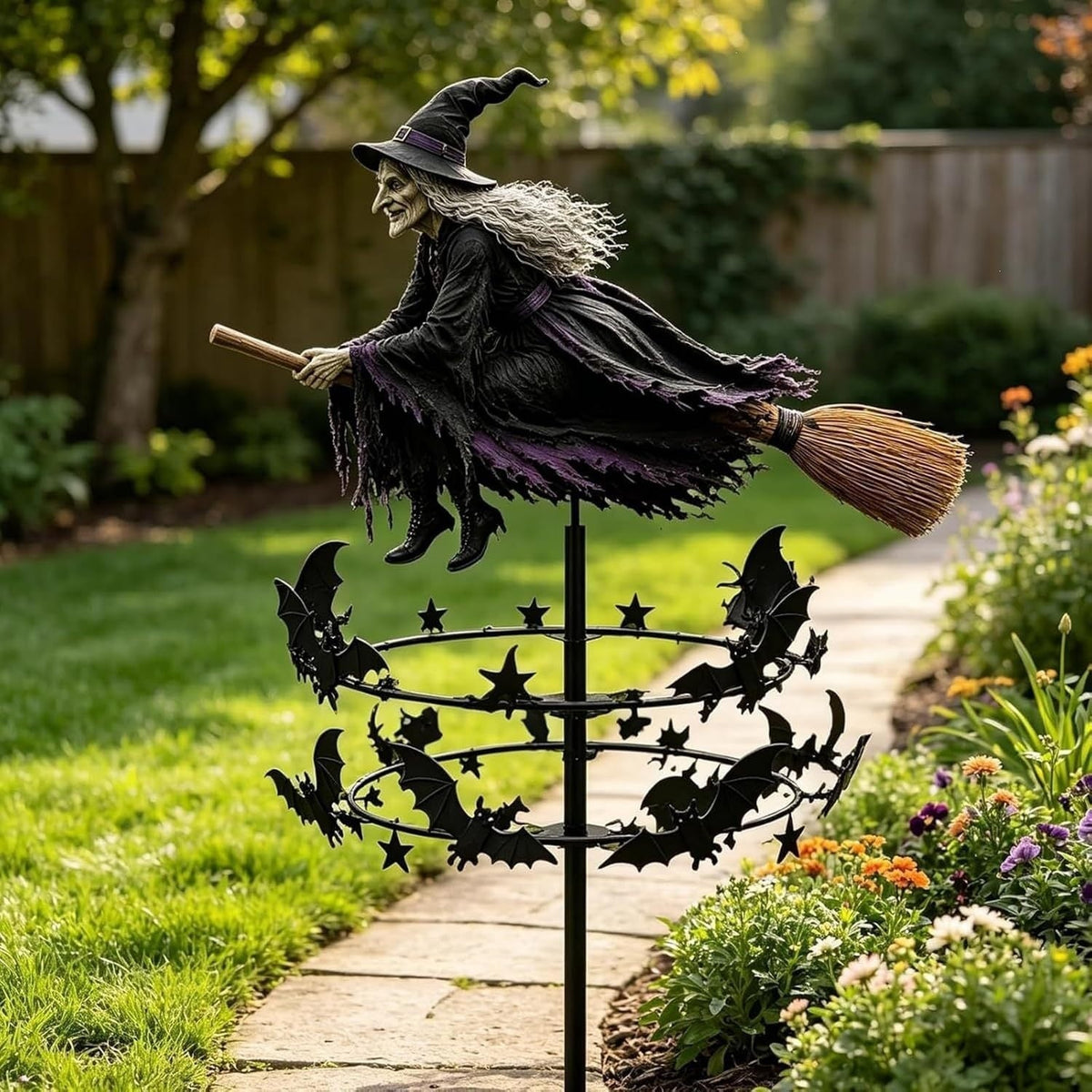 🔥Last Day 60% OFF 🧙‍♀️ The Enchanted Witch Garden Wind Spinner